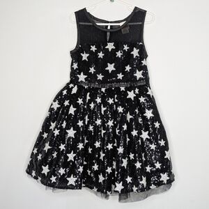 Harajuku Mini for Target black white sequin star sleeveless dress 4/5